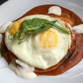 Gluten-free huevos rancheros from Taste on Melrose